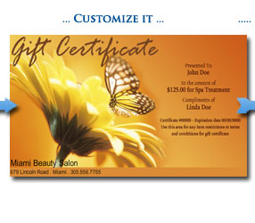 Edit Gift Certificate