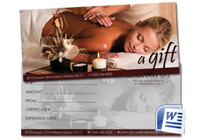 Gift Certificate Template